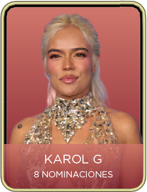 Karol G as a nominee